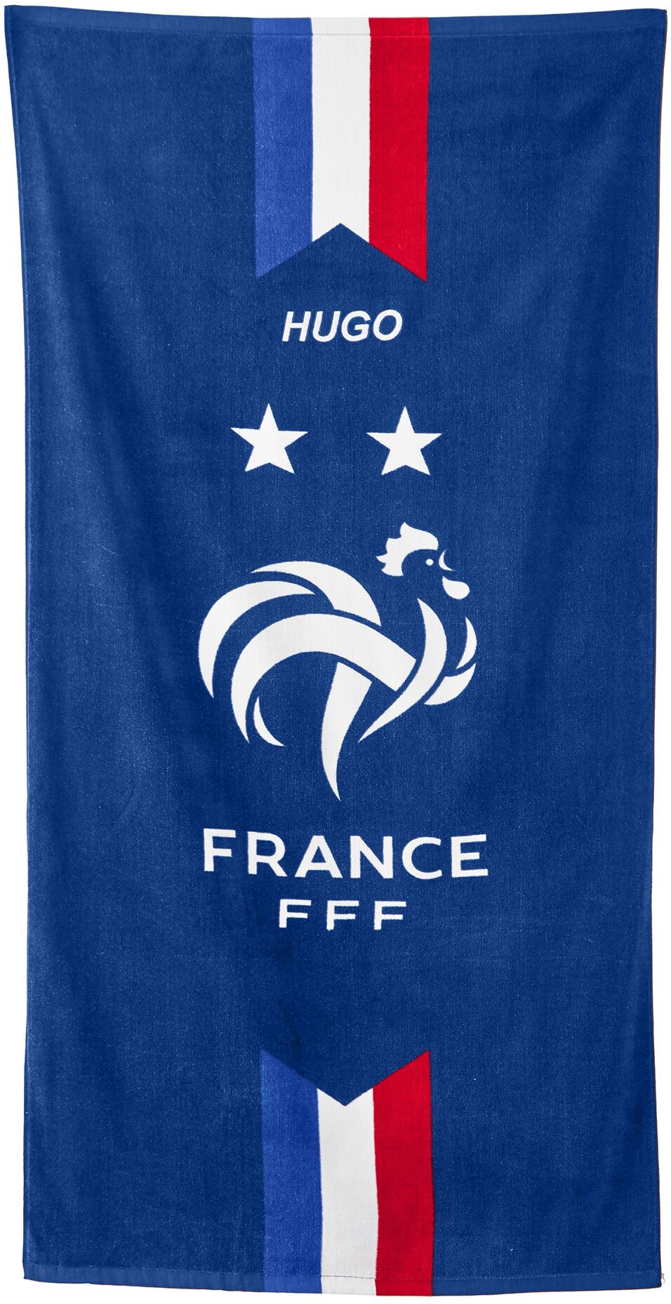 Drap de bain "FFF 2 étoiles®" personnalisable - Drap De Bain : 75x150cm - Bleu - FffÀ la recherche d'un cadeau unique pour un supporter de l'équipe de France de football ? Voici une idée qui va lui plaire : le drap de bain sous licence officielle FFF® ave