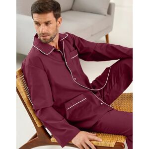 Blancheporte Pyjama uni popeline polyester/coton - BlancheporteVite lavé, vite séché, repassage superflu et d'une grande douceur au porter pour ce pyjama... on ne peut rêver mieux !XLRouge