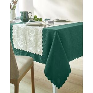 Blancheporte Nappe jacquard damassé - BlancheporteDresser une jolie table commence par une jolie nappe... celle-ci en jacquard damassé, est la reine des nappes !Nappe carrée : 150x150cmVert