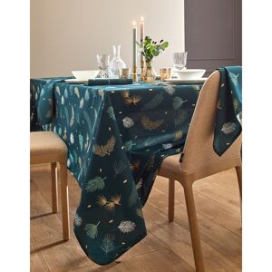 Blancheporte Nappe imprimée feuillage doré - BlancheporteOffrez une tenue festive à votre table grâce à cette nappe imprimée feuillage dorée qui la rendra lumineuse. Vous apprécierez son entretien facile et ses grandes dimensions, de quoi impressionner to