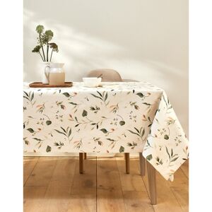 Nappe toile cirée imprimé Florale - BlancheporteAvec son imprimé floral