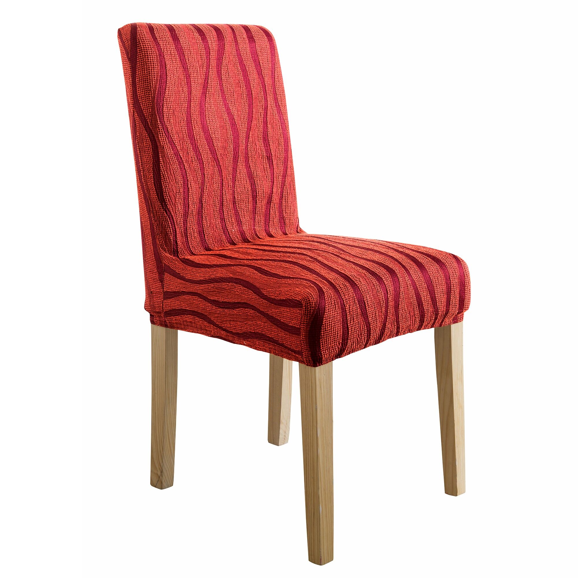 Blancheporte Housse chaise extensible jacquard - lot de 2 - BlancheporteUne nouvelle déco remplie de style pour mes chaises avec ce tissu jacquard reliéfé !Lot 2 housses de chaiseOrange