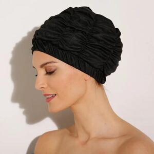 Blancheporte Bonnet de bain fantaisie femme - BlancheportePratique et féminin le bonnet de bain à fronces. Idéal pour ne pas se mouiller les cheveux !TUNoir