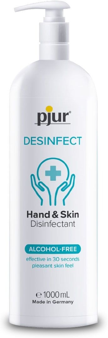 Pjur Gel Désinfectant Mains et Peau Sans Alcool Desinfect 1 Litre