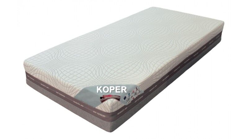 gdegdesign Matelas 200x200 cm mémoire de forme et latex - Koper