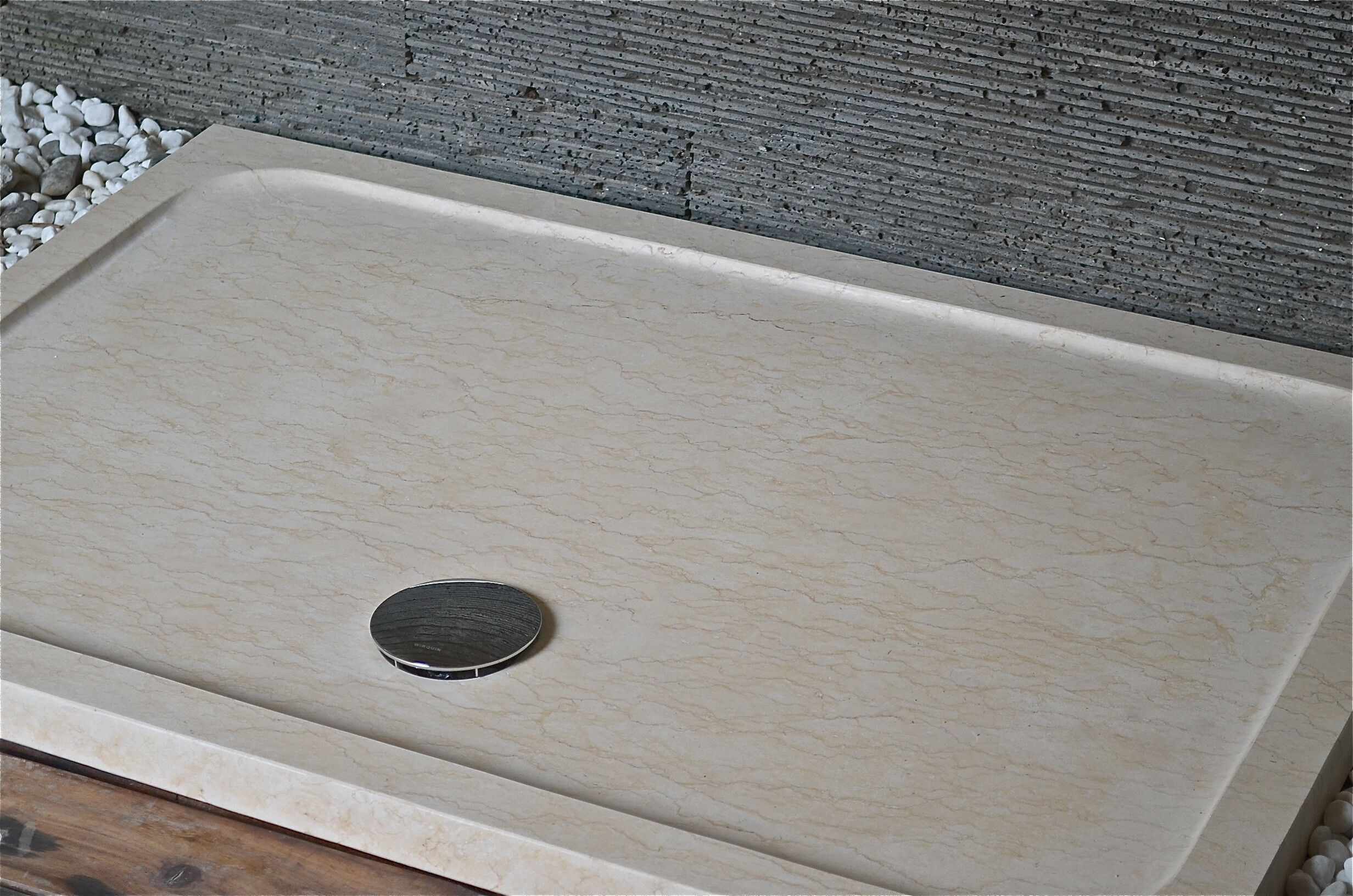 LivingRoc Receveur de douche en marbre d'Égypte 140x90 SPACIUM SUNNY LivingRoc Receveur de douche en marbre d'Égypte 140x90 SPACIUM SUNNY