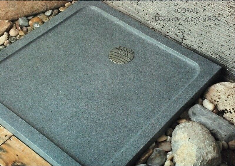 LivingRoc Receveur de douche 70x70 pierre granit véritable PARIS LivingRoc Receveur de douche 70x70 pierre granit véritable PARIS