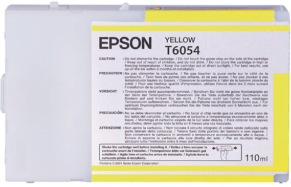 EPSON C13T605400 Encre Jaune EPSON 110ml EPSON C13T605400 Encre Jaune EPSON 110ml
