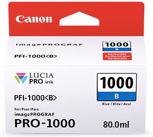 CANON Cartouche encre Bleu PFI-1000 B Canon 80 ml