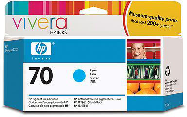 HP C9452A Encre Cyan HP N°70 130ml