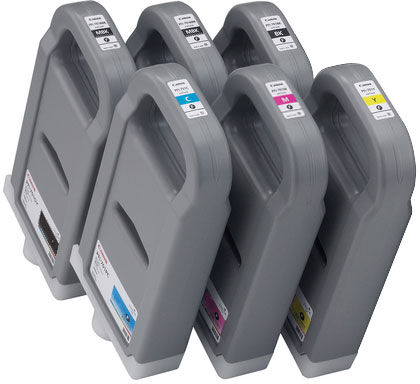 CANON Jeu de 6 Encres CANON IPF810 700ml CANON Jeu de 6 Encres CANON IPF810 700ml