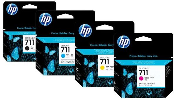 HP Pack Cartouches Encres pour HP T520 et T120