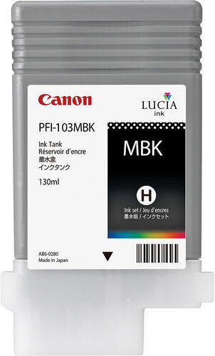 CANON PFI-103MBK Encre Noire Mate Canon 130ml CANON PFI-103MBK Encre Noire Mate Canon 130ml