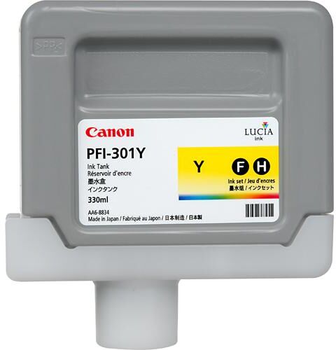 CANON PFI-301Y Encre Jaune CANON 330ml CANON PFI-301Y Encre Jaune CANON 330ml