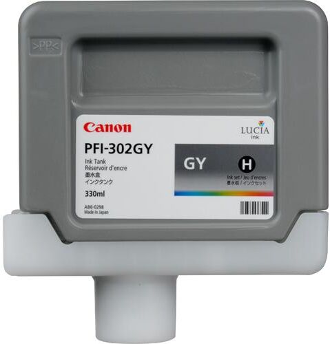 CANON PFI-302GY Encre Gris CANON 330ml CANON PFI-302GY Encre Gris CANON 330ml
