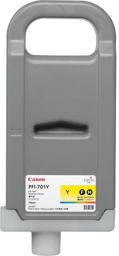 CANON PFI-701Y Encre Jaune CANON 700ml CANON PFI-701Y Encre Jaune CANON 700ml