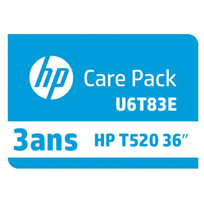HP Extension de garantie à 3 ans pour HP T520 36 pouces
