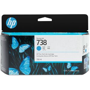 Cartouche encre Cyan HP 738 130ml 498N5A