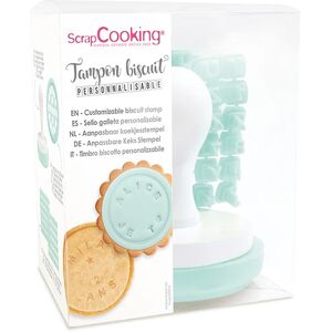 Tampon a messages pour biscuits Scrapcooking [Vert]