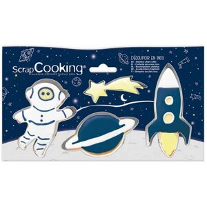 4 emporte-pieces Espace et galaxie Scrapcooking