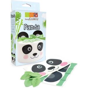 Kit deco azyme pour gateau panda Scrapcooking