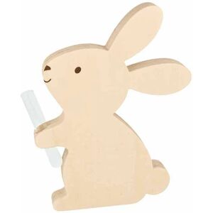 Soliflore en bois 18 x 24 x 2,5 cm - Lapin Artemio