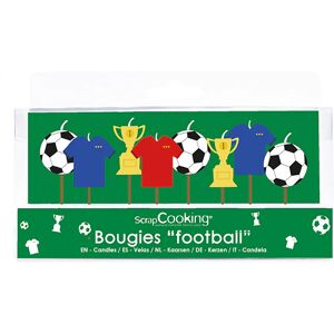 8 Bougies Football Scrapcooking [Beige]