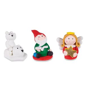 3 Pics deco theme Noel : Lutin, ange, ours blanc Patisse []