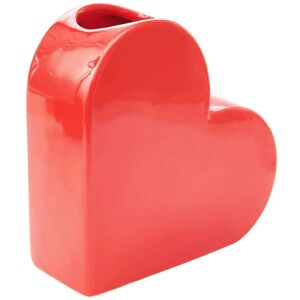 Vase en ceramique coeur rouge 16 cm Rico Design