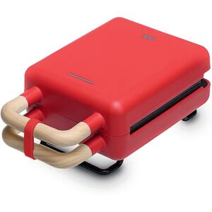 Gaufrier croque-monsieur 600 W KG2006-2 rouge ADE [Noir]