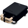 Gaufrier croque-monsieur 600 W KG2006-3 noir ADE [Vert]