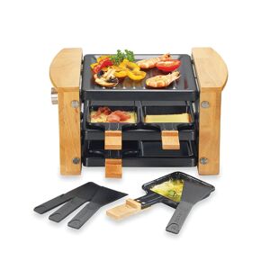 Raclette grill 4 poelons 650 W bois Kitchen Chef Professional []