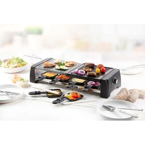 Appareil a raclette-grill avec pierre 8 personnes 1200 W DO9190G Domo [Noir]