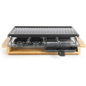 Appareil a raclette 8 personnes poelons doubles 1200 W DOC257 Livoo [Orange]