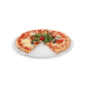 Grille de cuisson perforee pour pizza ronde 31 cm Mathon [Gris metallise]