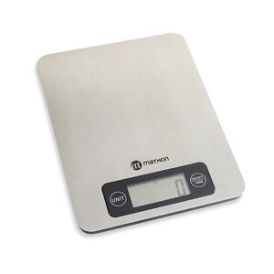 Balance de cuisine digitale en inox 5 kg Mathon [Blanc]