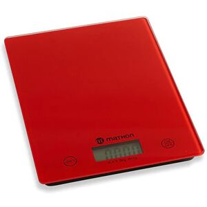 Balance de cuisine digitale rouge 5 kg Mathon [Rouge]