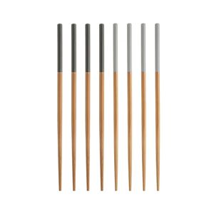 Ensemble de 4 paires de baguettes bambou Typhoon [Bois]
