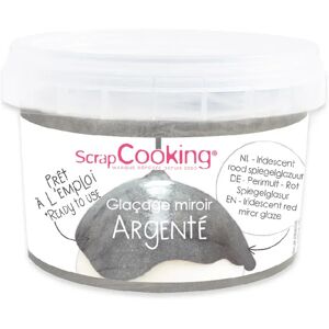 Preparation glacage miroir argente Scrapcooking