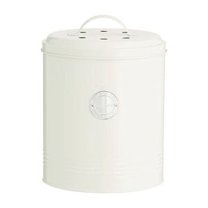 Seau a compost 2,5 L Blanc casse Typhoon [Multicolore]