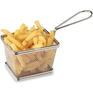 Panier a frites individuel en inox Mathon [Gris]