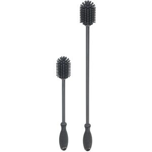 2 Brosses a vaisselle en silicone Wenko by Maximex [Noir]