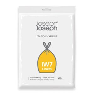 20 sacs poubelle 20 L poubelles TOTEM 2 compartiments 40 L lW7 Joseph Joseph [Bleu]