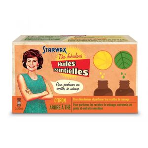 Huiles essentielles citron 10 ml et teatree 10 ml The fabulous Starwax [Noir]