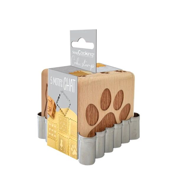 Kit décoration de biscuits Chat Scrapcooking [Gris]