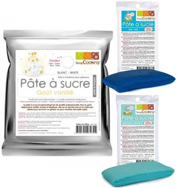 Kit pâte à sucre naissance garçon Scrapcooking