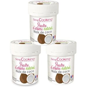 Arôme alimentaire naturel en poudre 45 g - noix de coco Scrapcooking