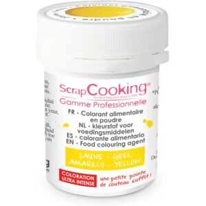 Colorant alimentaire en poudre jaune Scrapcooking