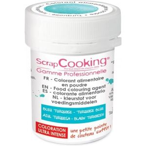 Colorant alimentaire en poudre turquoise 5 g Scrapcooking