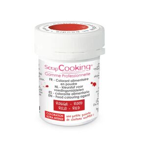 Colorant alimentaire en poudre rouge Scrapcooking [Marron]